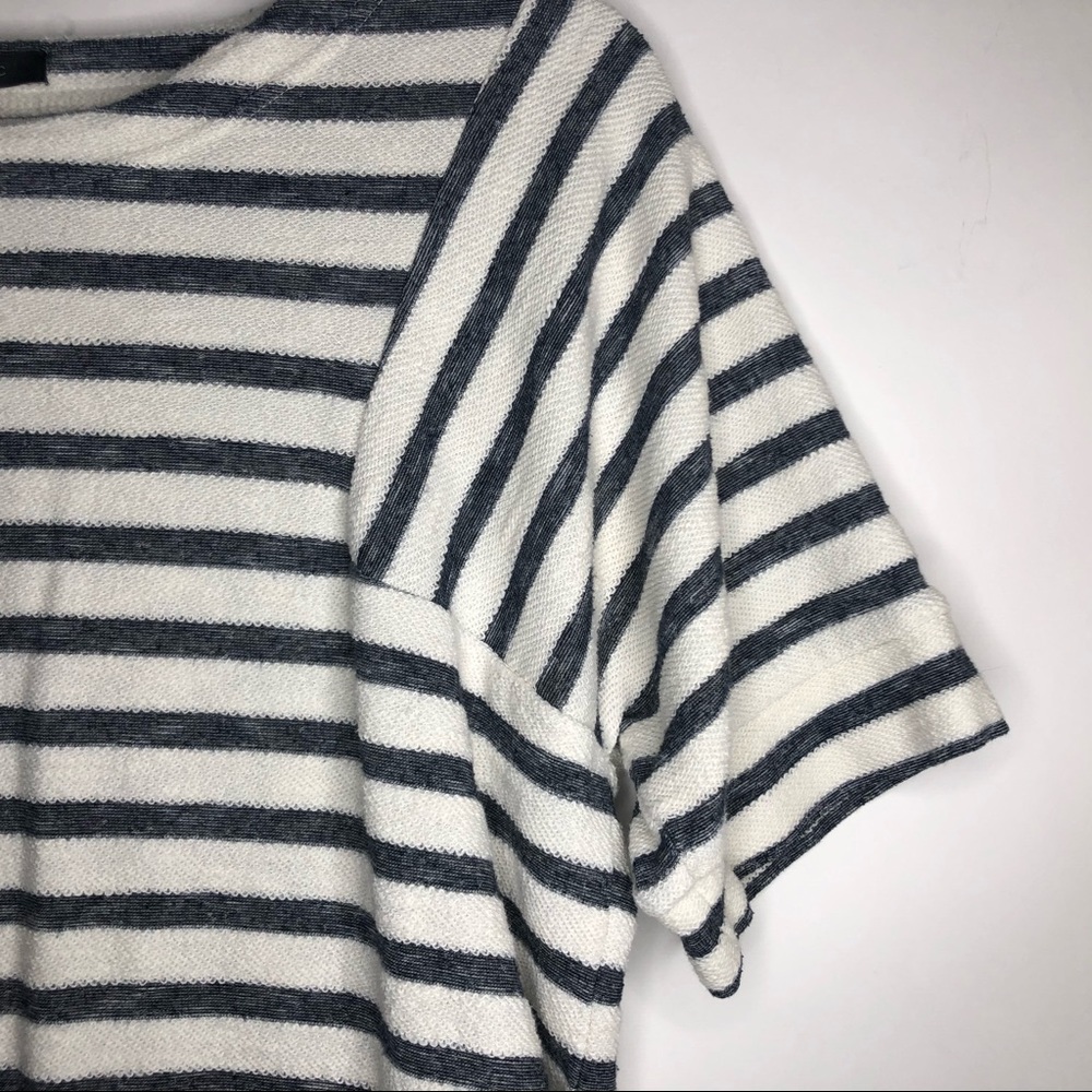 BANANA REPUBLIC striped dress white and gray. P Sm - Picture 6 of 9